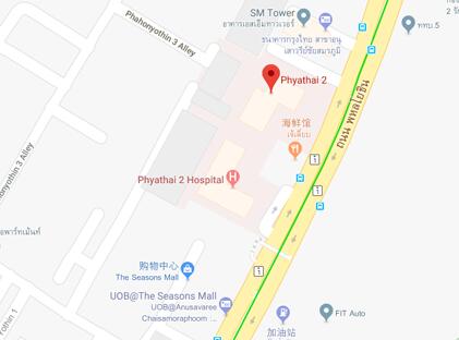 帕亚泰2医院的地理位置 帕亚泰2医院的地理位置