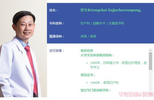 Kriengchai Sajjachareonpong(蔡医生) Kriengchai Sajjachareonpong(蔡医生)